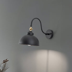 B-Ware Opviq Wandleuchte Saglam 3742 justierbar schwarz Wandlampe Lampe Leuchte Spot