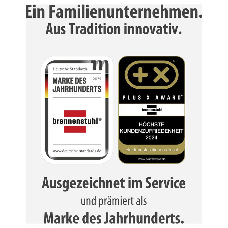 Brennenstuhl 1391010620 Überspannungsschutz-Steckdosenleiste 6-fach 3m USB Ty... - 4007123677078