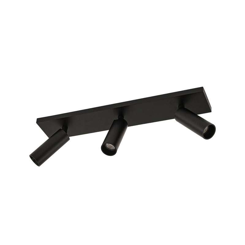 Arcchio Deckenstrahler Brinja Slim LED Strahler dimmbar schwarz 3-flg GU10 MR11 - 4255830901591