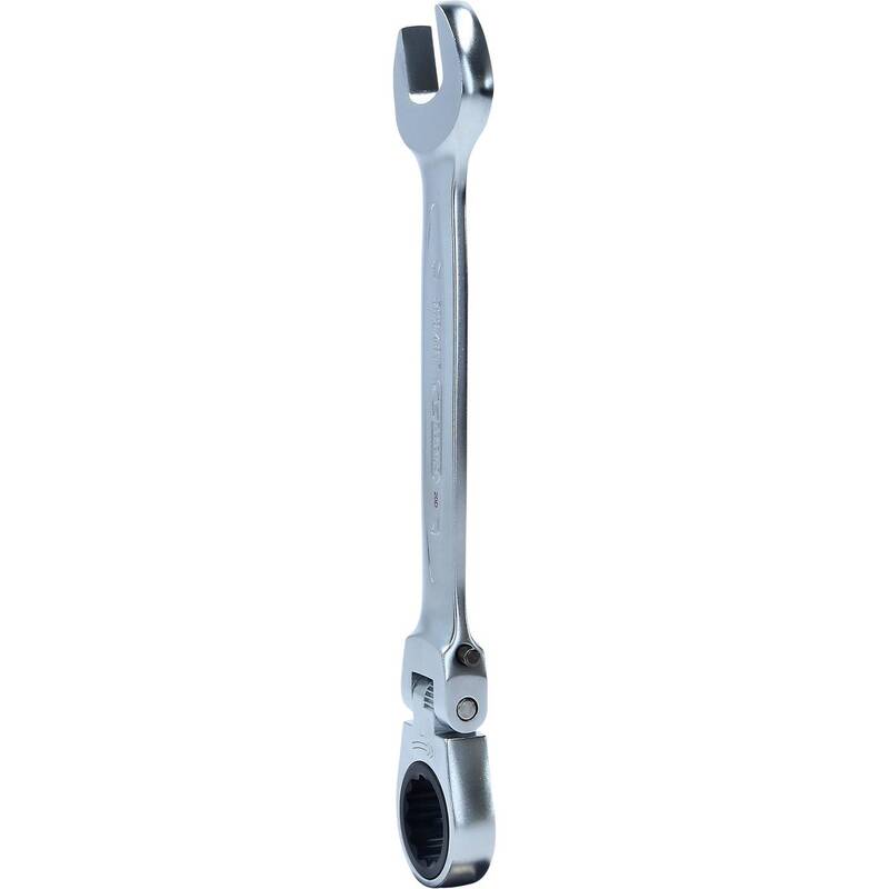 KS Tools Maul-Ringratschenschlüssel 17mm 72 Zähne Chrom-Vanadium Stahl 190mm - 4042146116807