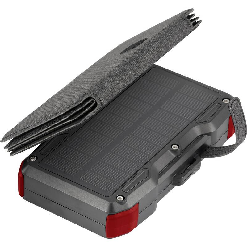 VOLTCRAFT VC-SPB-20.000 Solar-Powerbank 20000mAh IP54 4x Solarmodule USB-C - 4064161291062