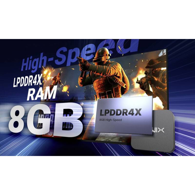 MINIX U8K-ULTRA 8K UHD Streaming Box mit KI Upscaler und 128 GB Speicher - 4897016411984