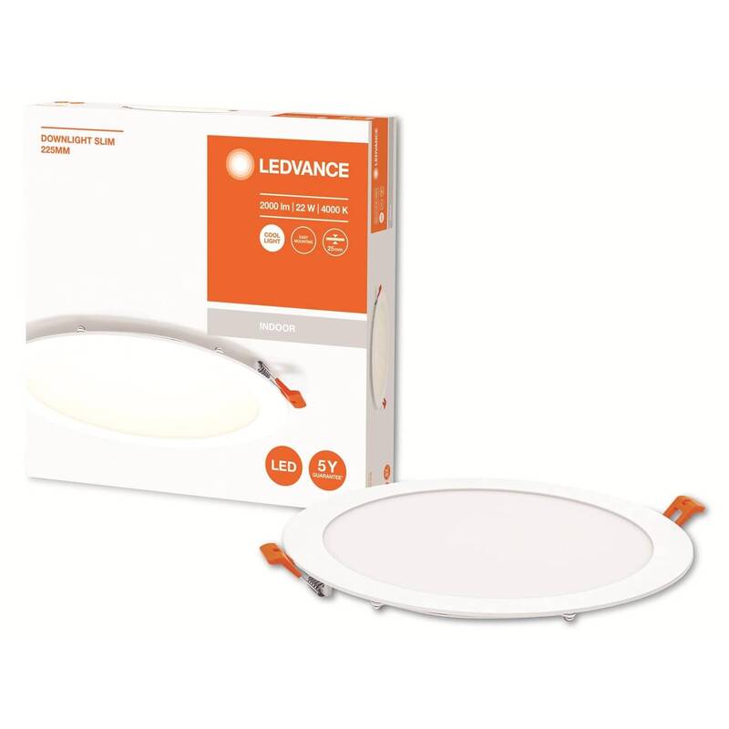 LEDVANCE Recess Slim Downlight LED Deckenleuchte Deckenlampe Leuchte 17 STÜCK - 4058075573154