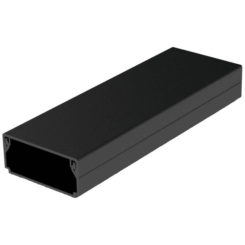 KOPOS Kabelkanal Elektroinstallationskanal Kabelkanal 2000 x 40 x 20 mm Schwarz - 8595568935311