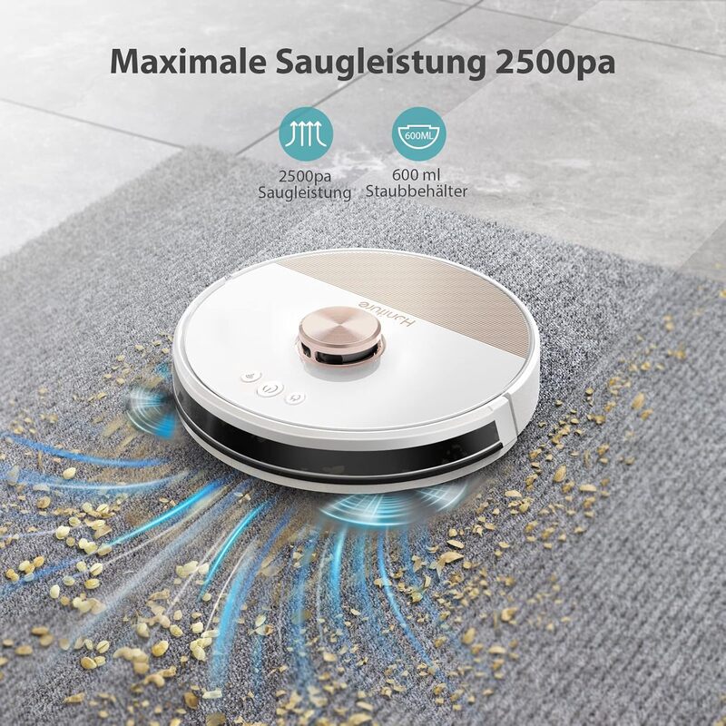 HONITURE Q6 Lite WLAN Saugroboter Staubsaugerroboter SIEHE TEXT/FOTO - 6941260477389