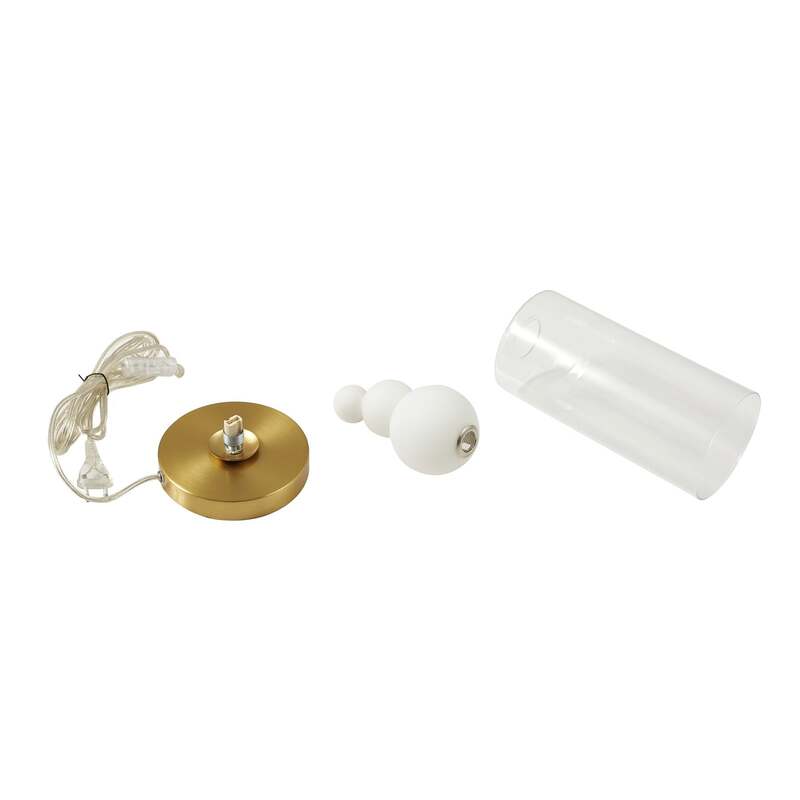Lindby Tischleuchte Kupla LED Lampe Tischlampe Leuchte Glas Ø20cm klar opal - 4251911796469