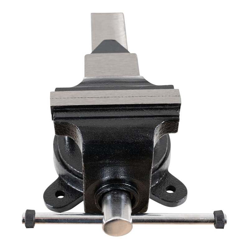 STIER Parallelschraubstock Spannstock Werkstatt Werkzeug 150mm Stahl rot 200mm - 4260438995897