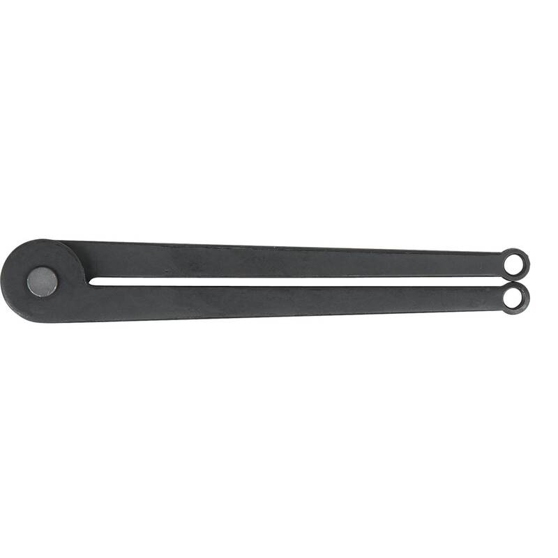 KS Tools Zweilochschlüssel Mutternschlüssel Mutterndreher verstellbar 263 mm - 4042146602584