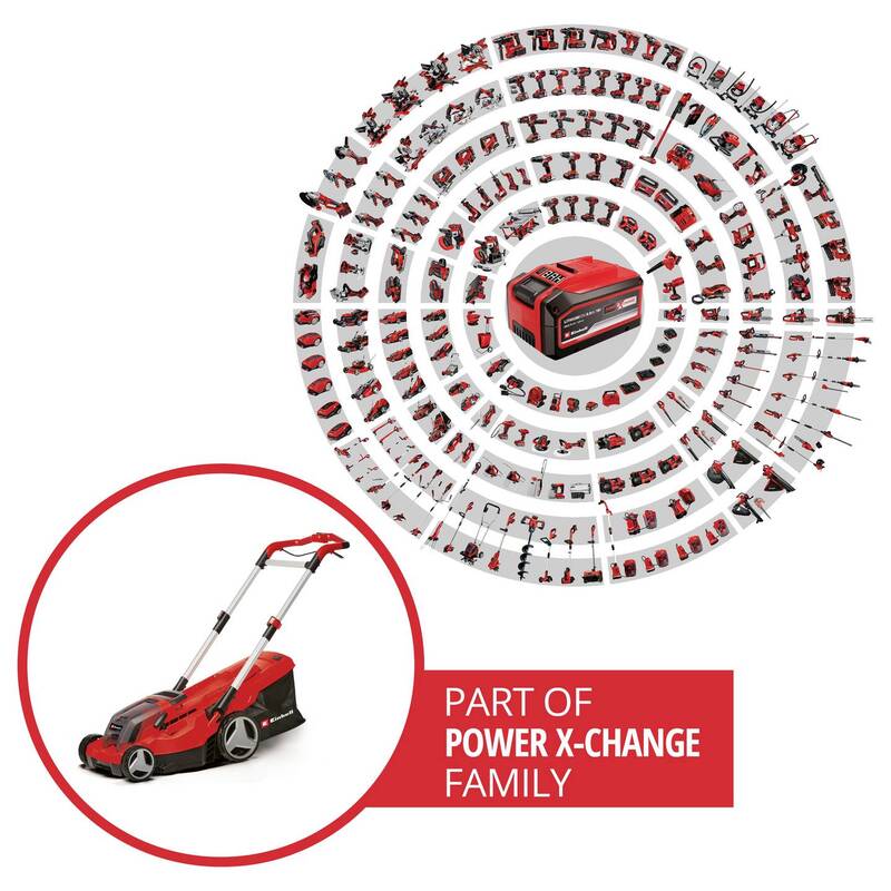 Einhell Power X-Change Akkurasenmäher GP-CM 36/450 Mäher bürstenlos bis 450m² - 4006825672961