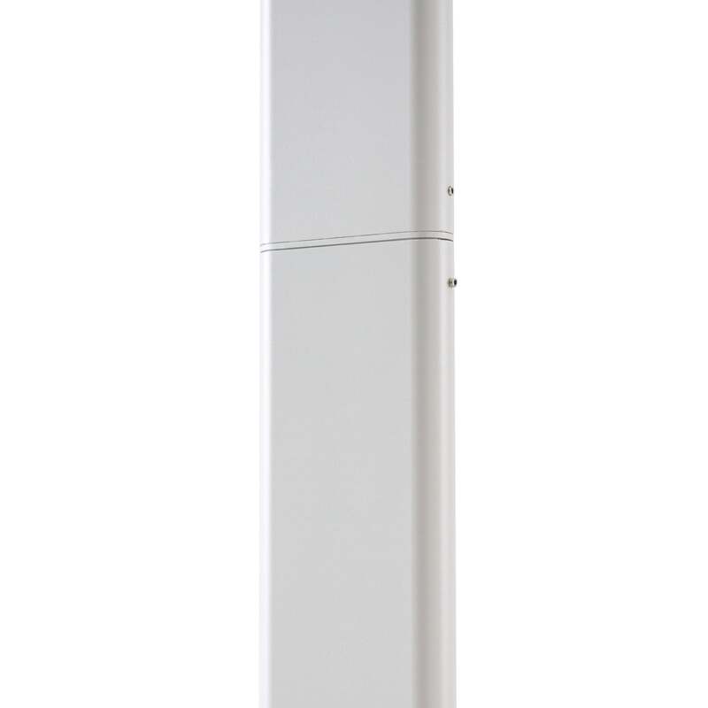 Lucande Außenleuchte Velira LED Gartenlampe 220cm hellgrau IP44 warmweiß 2700lm - 4255830907845
