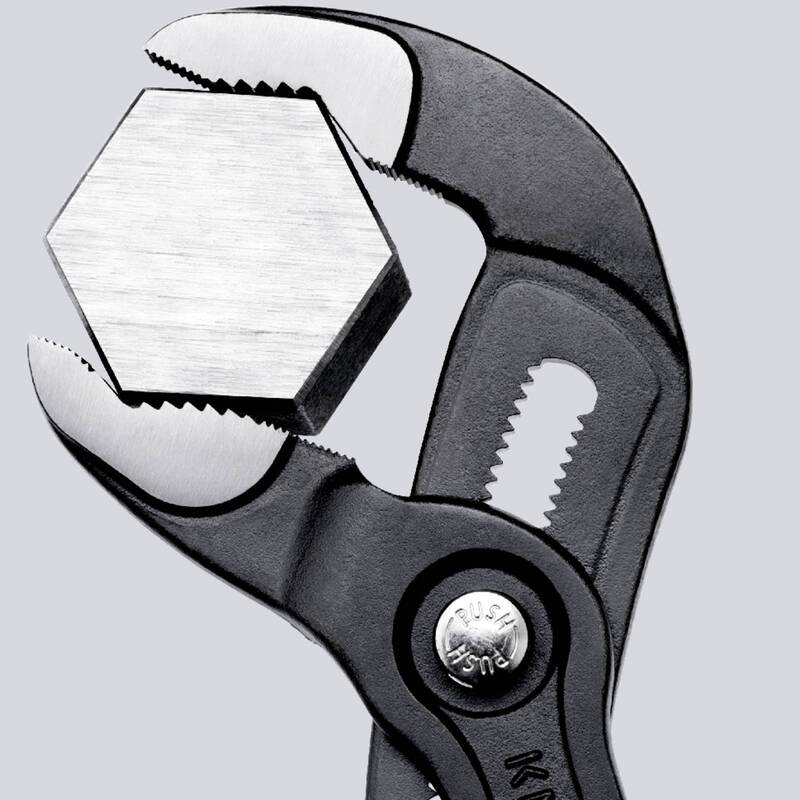 Knipex Wasserpumpenzange Zange COBRA 150mm 32mm Spannbereich Chrom-Vanadiumstahl - 4003773060116