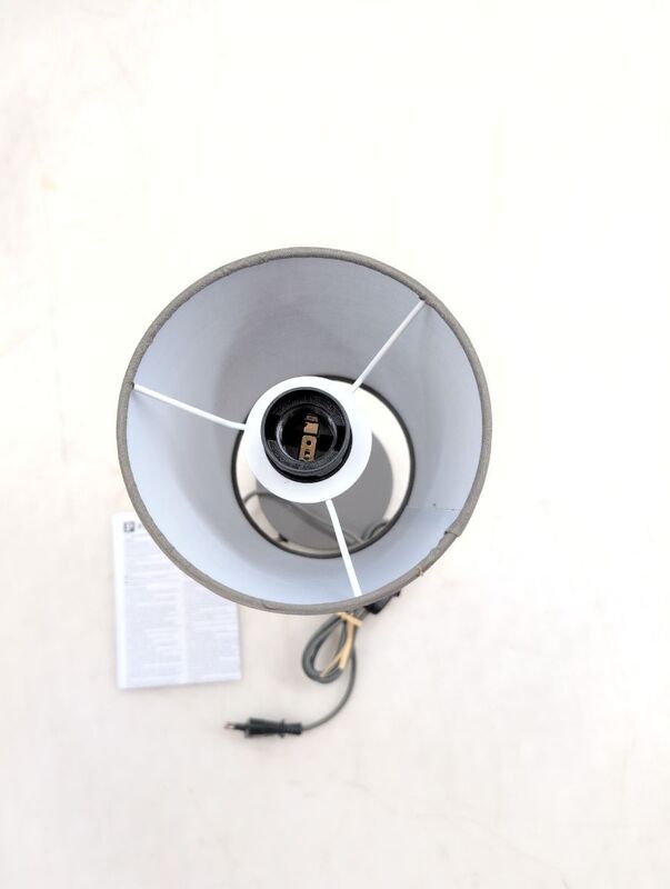 Paulmann Tischleuchte Stellan II LED Lampe Tischlampe grau 40cm Höhe 15,5cm - 4000870801048
