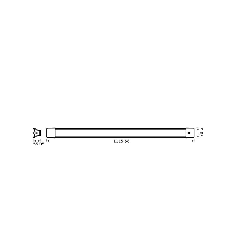 OSRAM Hängelampe Pendelleuchte OFFICE LINE LED Lampe Leuchte weiß 112x7,9cm - 4099854536793