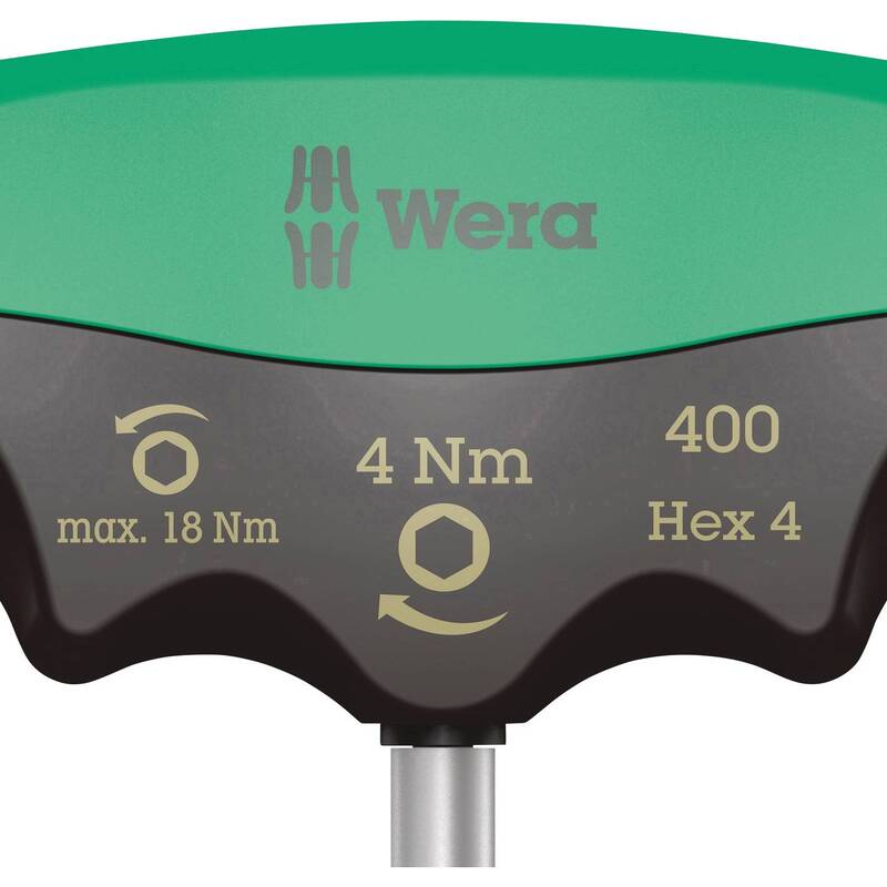Wera 400 Hex Drehmomentindikator Schraubendreher Werkzeug Drehmomentprüfung - 4013288208835