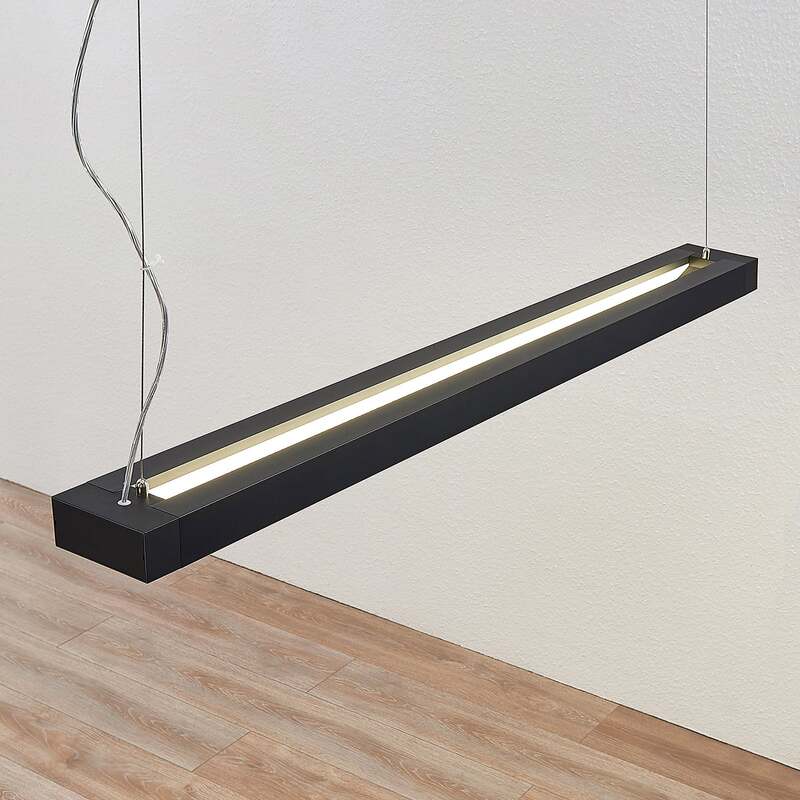 Arcchio Pendelleuchte Hängeleuchte Cuna LED Lampe schwarz 122cm Metall 3200Lumen - 4251096568547