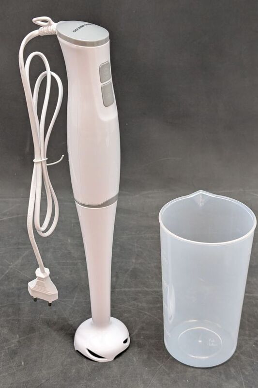 GourmetMaxx Stabmixer Pürierstab Handmixer 400W Mixer Küchenhelfer Weiß 700ml - 4067522047919