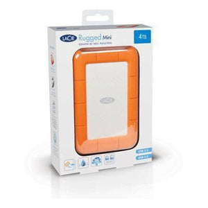 D-Ware LaCie Rugged Mini 2TB Externe Festplatte 2.5 Zoll USB 3.0 Silber Orange