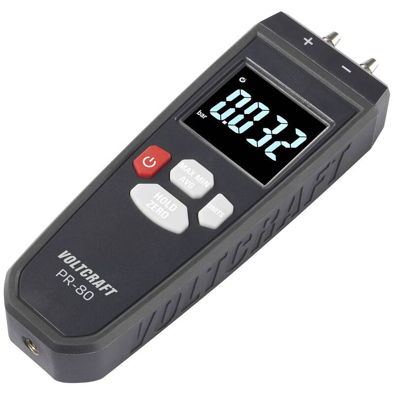 Voltcraft Differenz-Druckmessgerät Luftdruck PR-80 Heizkörper - 4064161229447