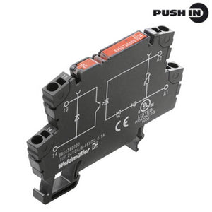 B-Ware Weidmüller Optokopplerrelais Relais 48VDC 0.5A Push-In-Klemme 10 Stück