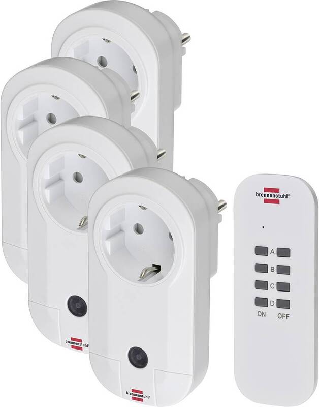 Brennenstuhl Comfort-Line 1507050 Funk-Steckdosen-Set Dose Innenbereich 1000 W - 4007123643561