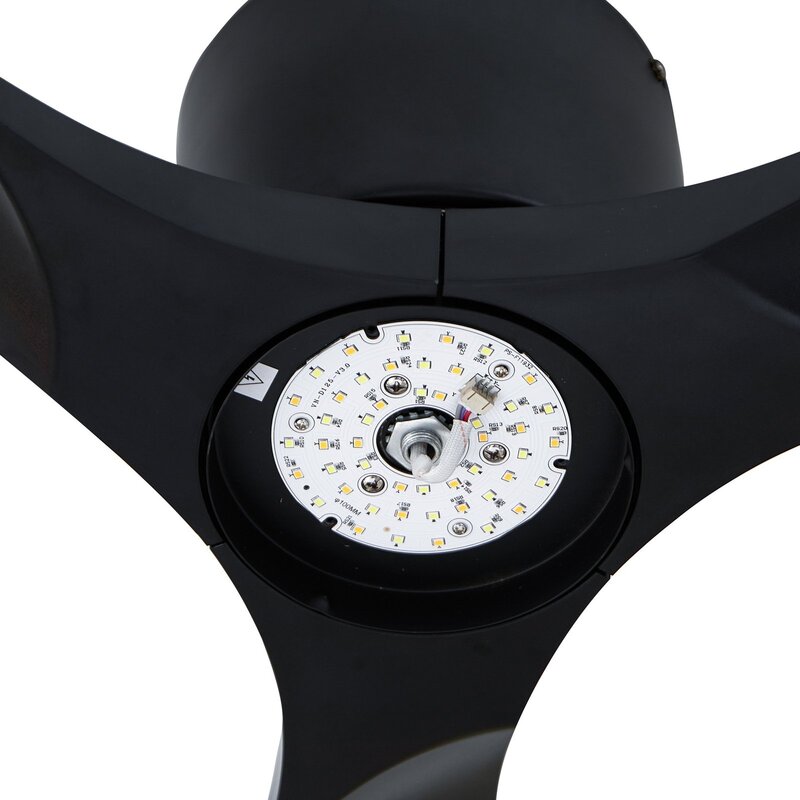 Lucande Deckenventilator Ventilator LED smart Tuya Moneno CCT schwarz dimmbar - 4251911780048
