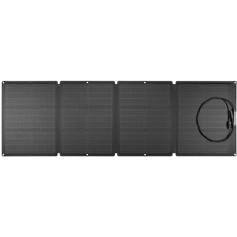 ECOFLOW Solar-Ladegerät 110W monokristallin 1 Ausgang schwarz 21% Wirkungsgrad - 4897082661023
