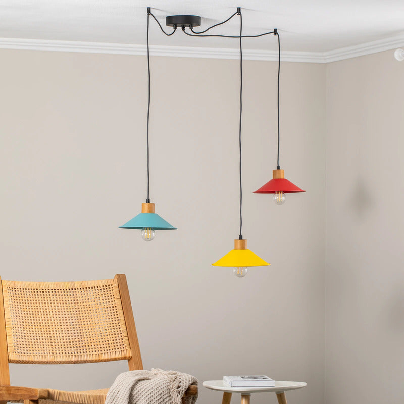 Opviq Hängelampe Hängeleuchte Manavgat N-553 LED Pendelleuchte bunt Lampe - 8681875572148