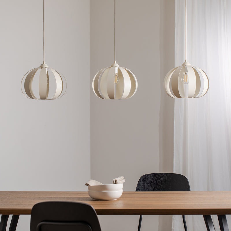 Helam Hängeleuchte Pendelleuchte Newton LED Hängelampe Licht dimmbar sandfarben - 5902349236551