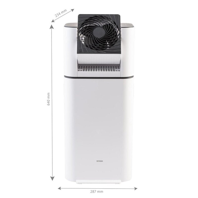 Iris Ohyama Woozoo by Ohyama DDC-50 Luftentfeuchter und Ventilator Entfeuchter - 8716382194993