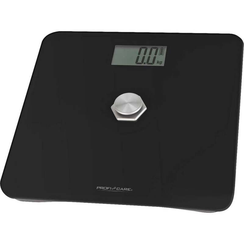 Profi-care Personenwaage PC-PW 3112 digital schwarz Sicherheitsglas 180kg - 4006160131123