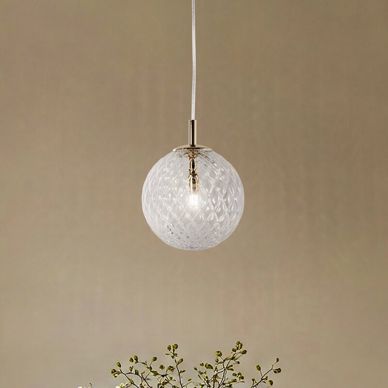 Pendelleuchte Cadix Hängelampe Glaslampe Glas einflammig Ø 21 cm SIEHE TEXT/FOTO - 5901780546090