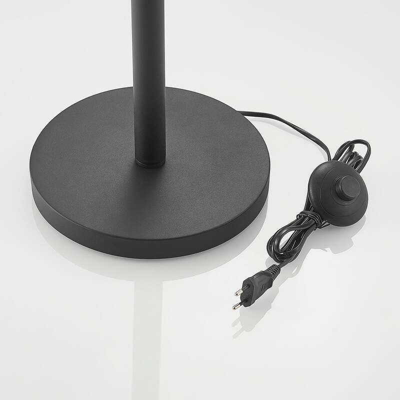 Lindby Stehlampe Florentiner Leuchte Kanye LED 3-flammig schwarz 160cm hoch - 4251911712919