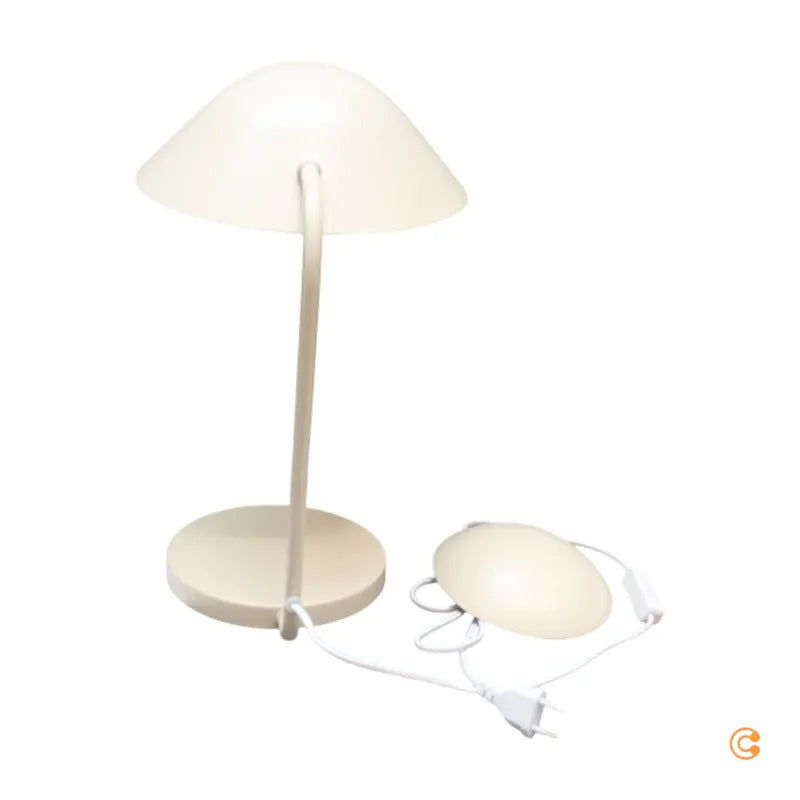 Nordlux Tischleuchte Lampe Freya Metall E14 beige Schreibtischlampe mit Schal841 - 5704924011795