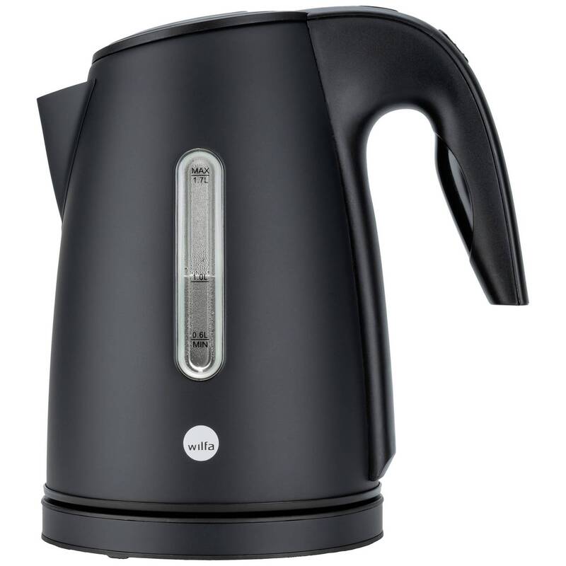 Wilfa Wasserkocher Teekocher Schwarz 1.7 Liter Edelstahl Kunststoff Rapids - 7044876099181