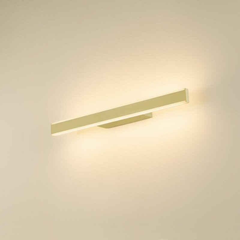 SLV Wandleuchte Badlampe LED One Linear messing Aluminium Acryl 52 cm - 4024163292450
