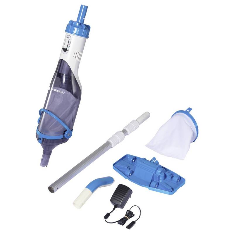 Toolcraft Pool-Sauger Schwimmbadpumpe 40W IPX8 90x29cm 135mm 2kg Pool-Reinigung - 4064161487946