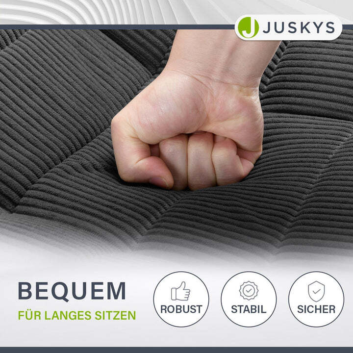 Relaxsessel Korsika ergonomisch 360° drehbar grau mit 5-lagiger Polsterung - 4262437183923