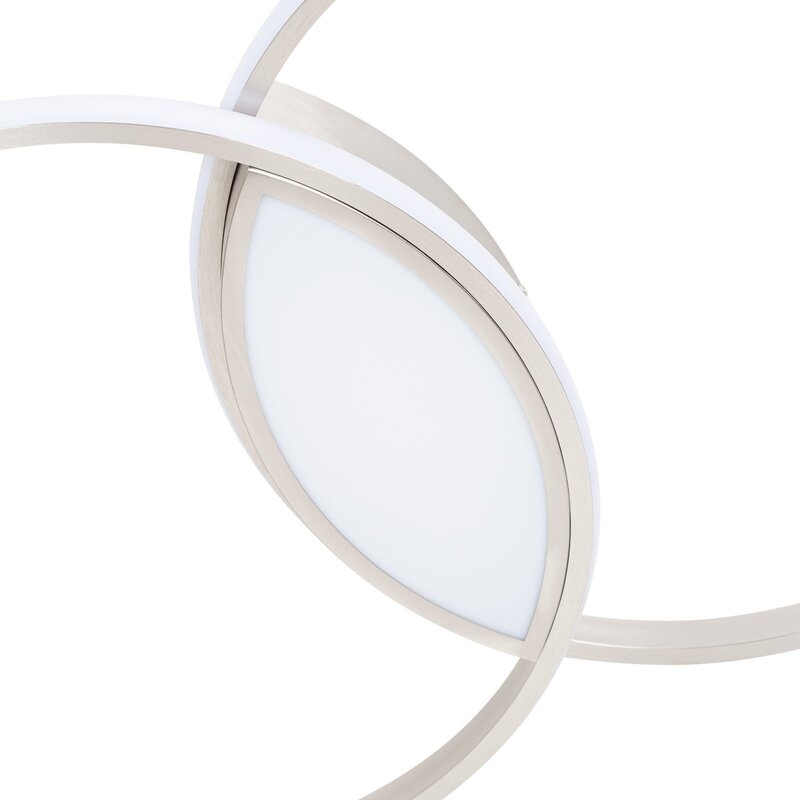 Lindby Valerna LED-Deckenlampe Hängeleuchte Lampe Leuchte 31W stepdim nickel - 4251911758559