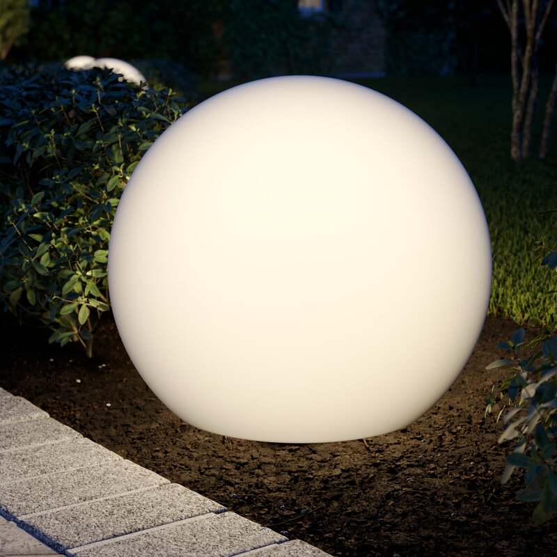 Nowodvorski Kugelleuchte Gartenleuchte Cumulus L LED Außenleuchte weiß Ø60cm - 5903139697897