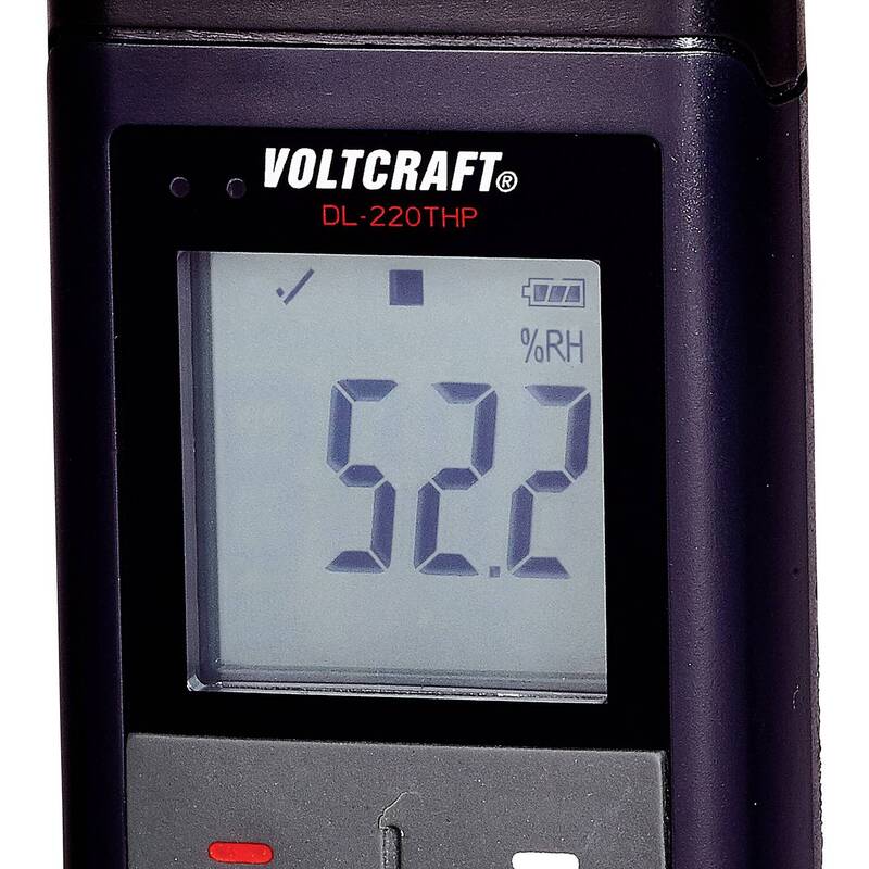 Voltcraft DL-220THP Multifunktioneller Datenlogger -30 bis +60 °C PDF Funktion - 4016139081298