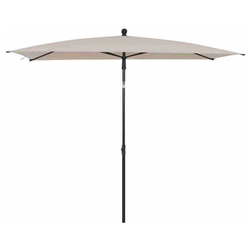Siena Garden City Mittelstockschirm anthrazit/natur 210x140cm UPF 50+ - 4055938415750