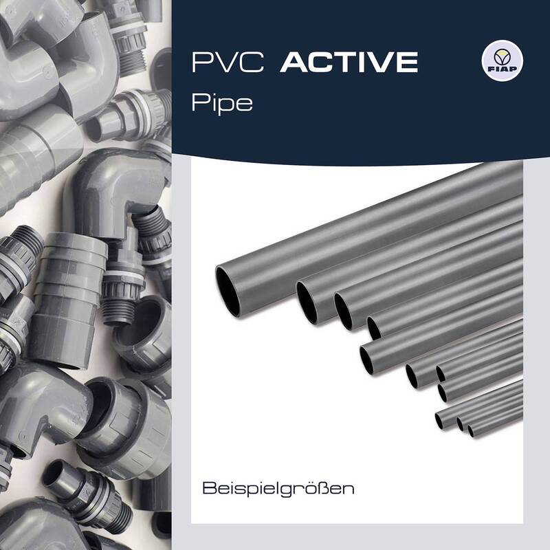 FIAP Rohr Leitung PVC Rohrleitung PVCU 110 mm Wasserleitung 1 m 57 STÜCK - 4260063164293