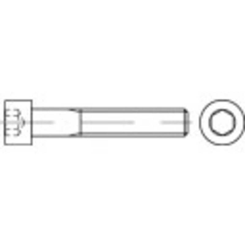 Toolcraft Zylinderschraube M24 Innensechskant DIN 912 Stahl 270mm 1 Stück - 4053199090624