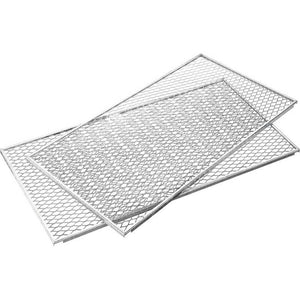 B-Ware Brista Komposter Deckel 100x100cm silber 2-teilig für Streckmetall-Komposter