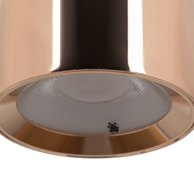 Lindby Pendelleuchte Hängeleuchte Lumaro LED dimmbar gold 7,6cm Höhe 110cm max - 4251911789102