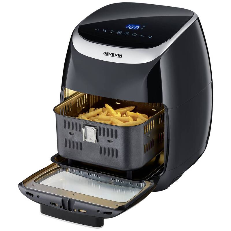 Severin Fritteuse FR 2446 Heißluftgarer Airfryer Heißluftfunktion schwarz 11L - 4008146041747