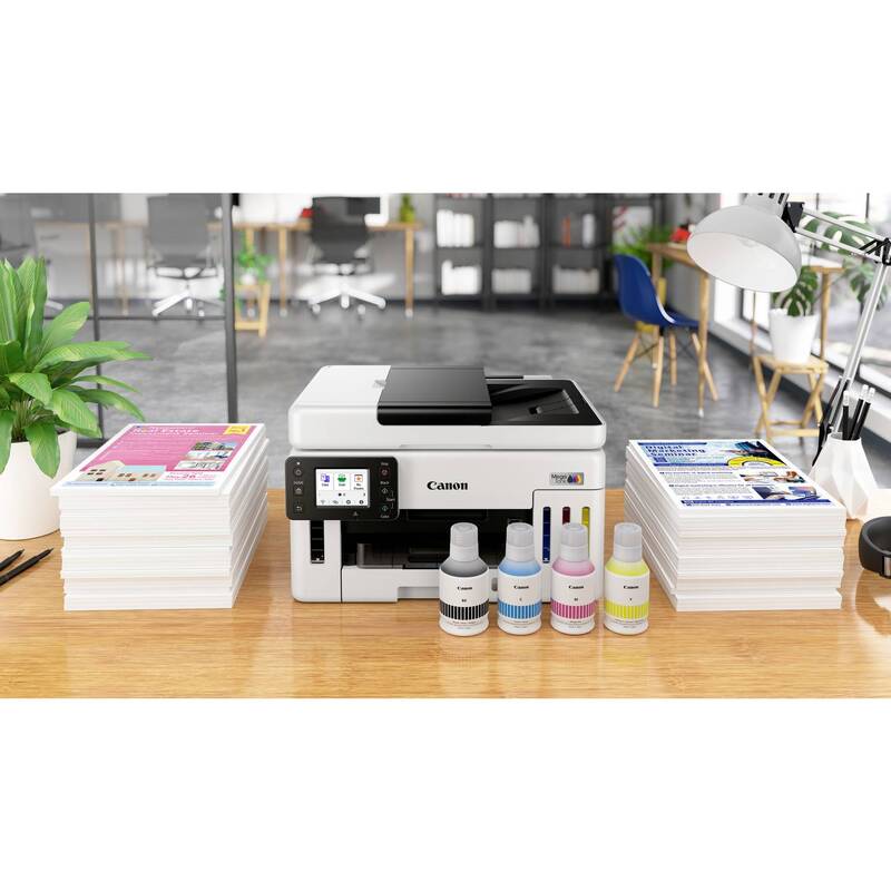 Canon Multifunktionsdrucker Maxify GX 6150 Tintenstrahl A4 Scanner Kopierer WLAN - 4549292240375