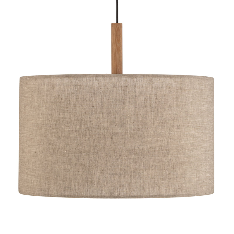 TK-Lighting Hängeleuchte Deva Nature LED Pendelleuchte dimmbar beige Holz 30cm - 5901780561079