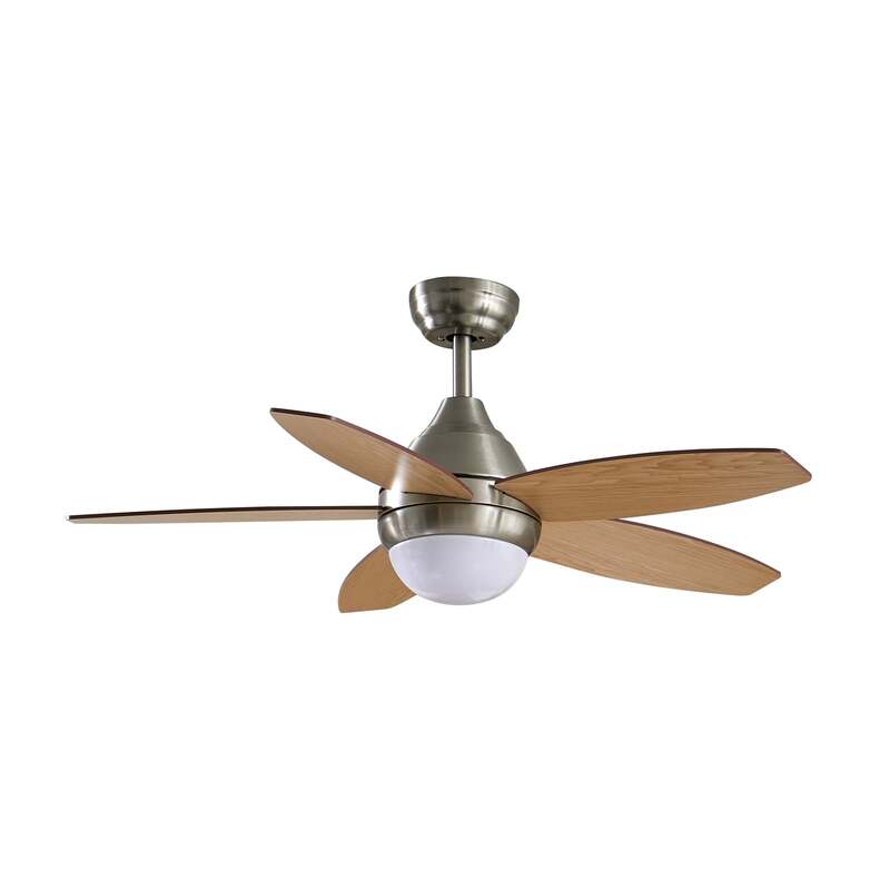 Lindby Deckenventilator Ventilator LED Klasika weiß holz hell leise DC 106 cm - 4251911779950