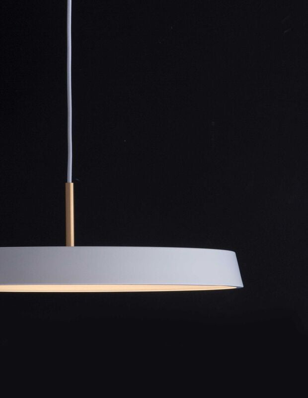 Nova Luce Pendelleuchte Hängeleuchte LED VETRO Weiß Warmweiss Aluminium Acryl - 5212017425737